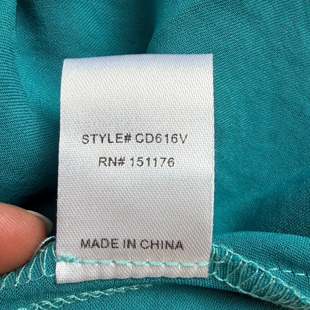 If By Sea Malibu Barbie Maxi blue Dress women’s size large - Picture 12 of 14